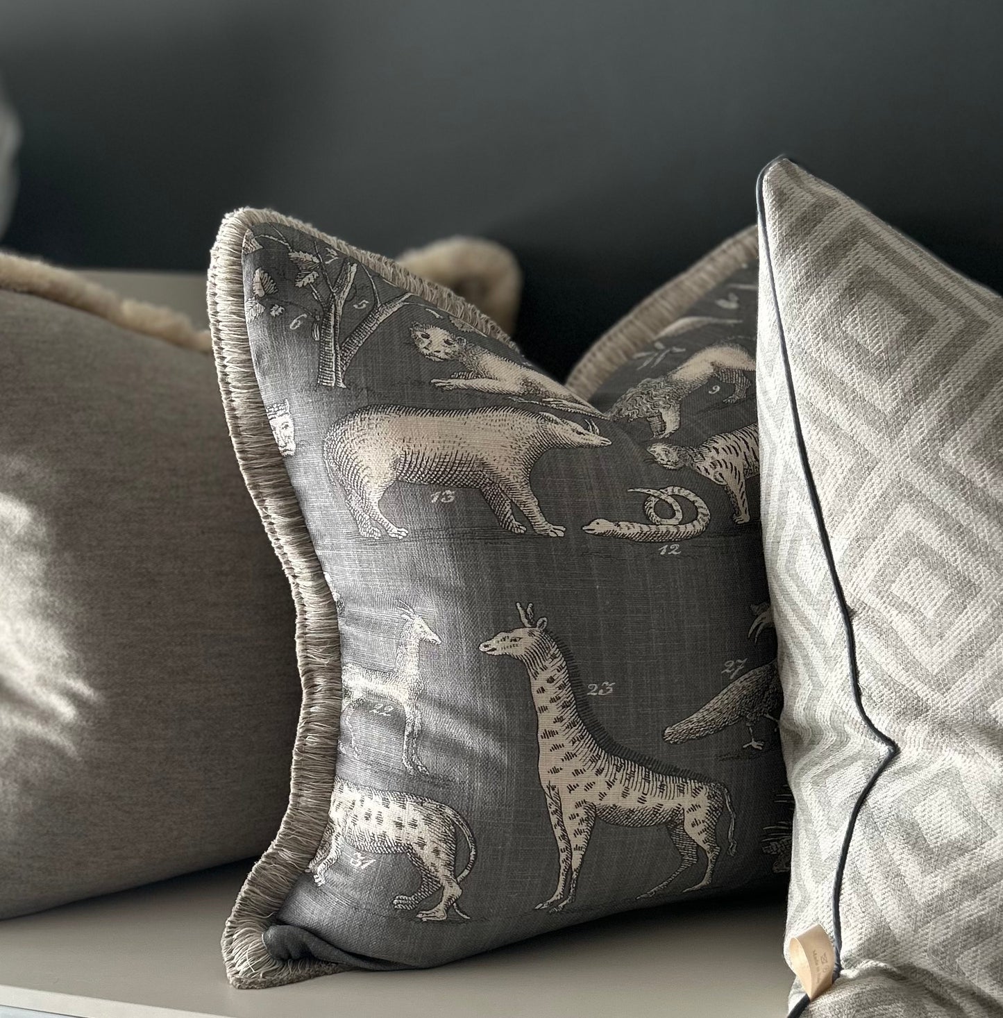 Jungle Grigio copricuscino