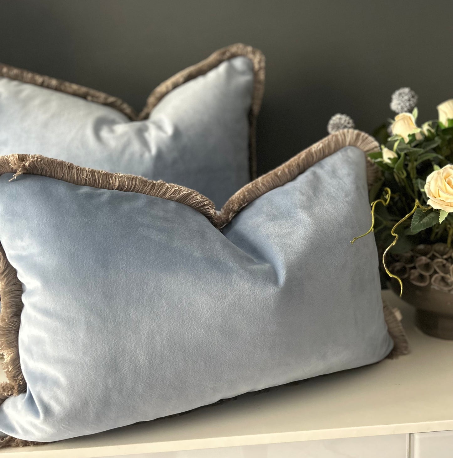 Copricuscino Céleste