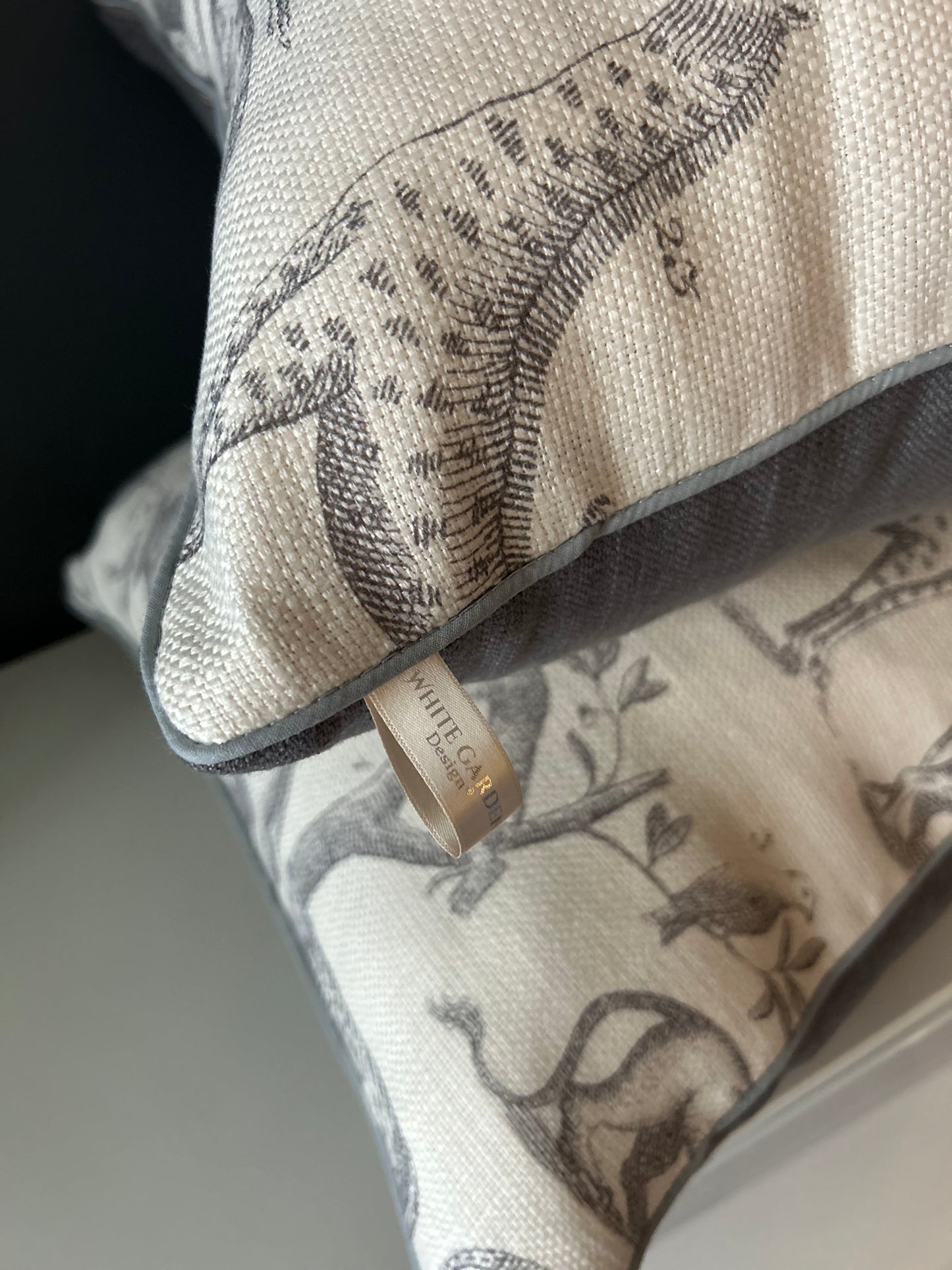 Jungle Bianco copricuscino