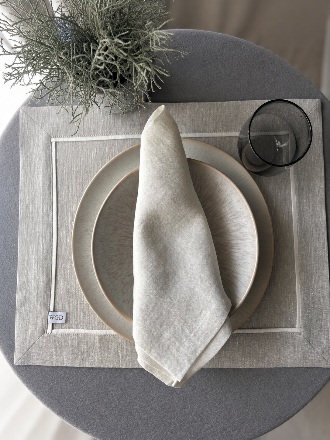 Tovagliolo lino stonewashed