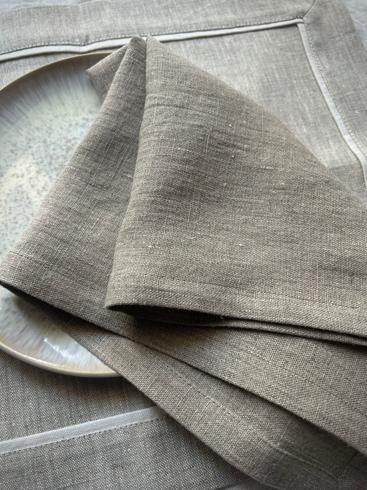 Tovagliolo lino stonewashed