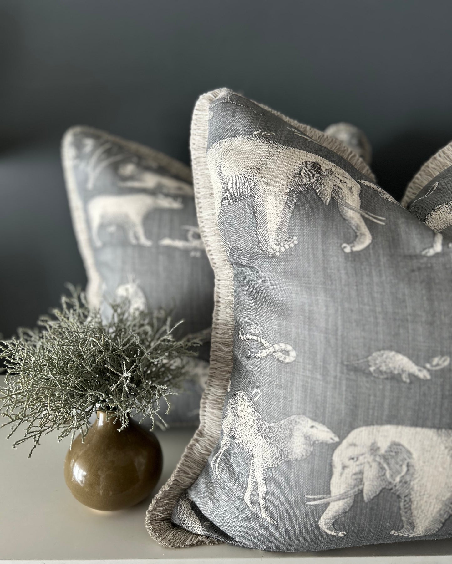 Jungle Grigio copricuscino