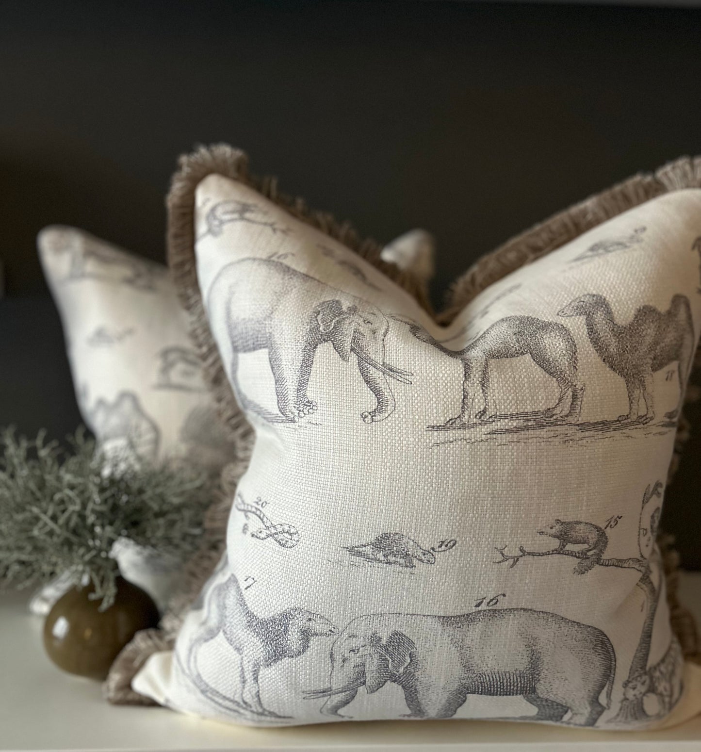 Jungle Bianco copricuscino